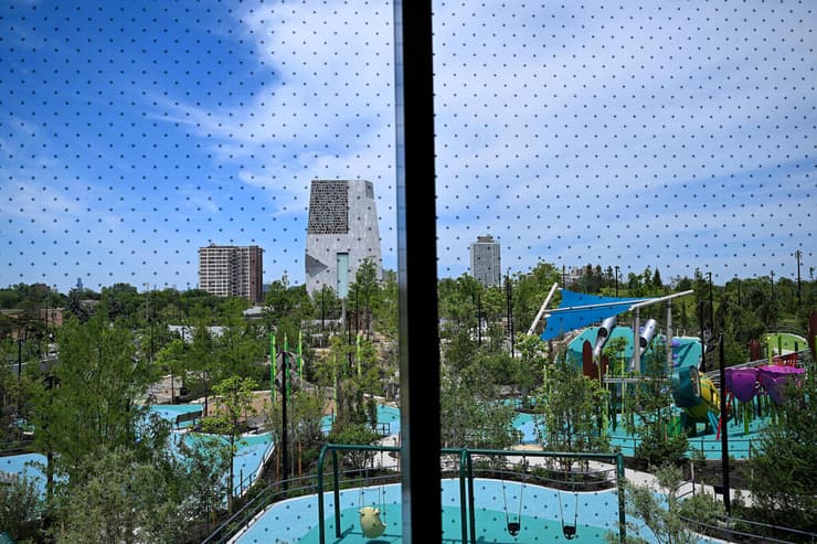 ארה"ב שיקגו מוזיאון ברק אובמה מוזיאון המרכז הנשיאותי אובמה מגרש משחקים