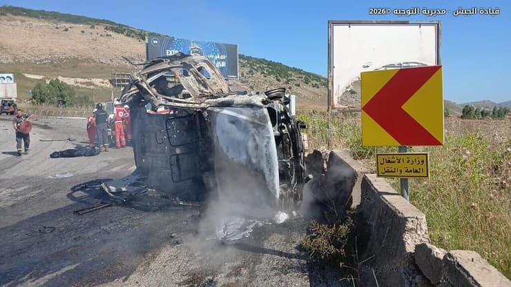 תקיפת רכב צבאי בדרום לבנון