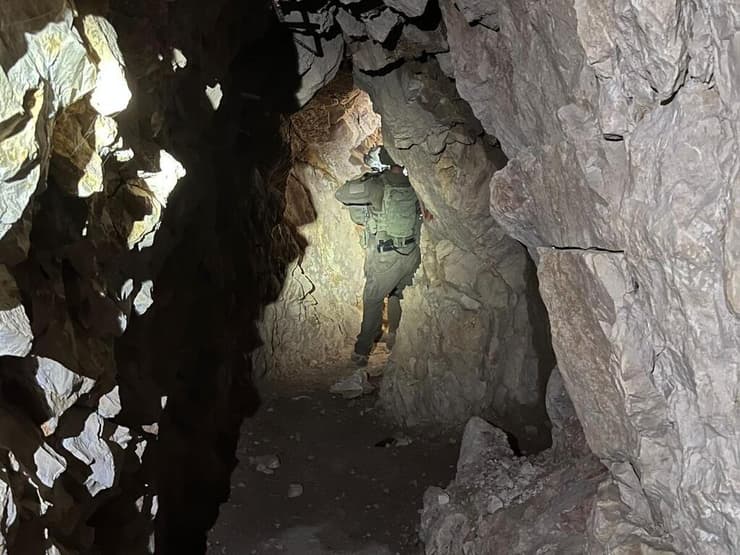חצוב עמוק בתוך הסלע, מתחת לאדמה (צילום: דובר צה"ל) פעילות כוחות צה"ל במרחב הבופור