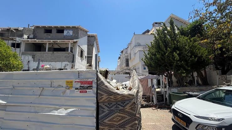בתים שנפגעו במהלך מבצע "עם כלביא" ונבנים מחדש