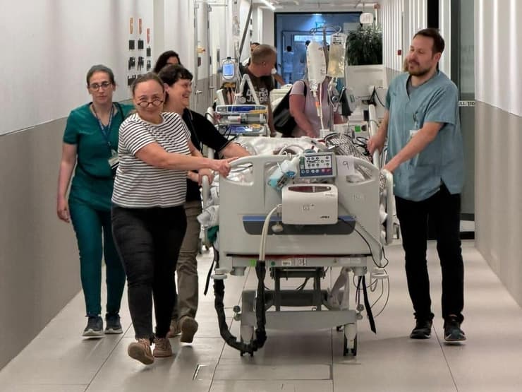המרכז הרפואי שניידר העביר את פעילות הטיפול נמרץ למתחם הממוגן