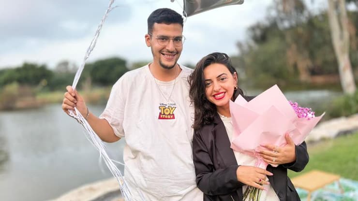 אילנה דיאנה אבדייב ושגיא כהן. "הייתי מאוד חסר ביטחון מול בנות, לא ידעתי איך לדבר" (באדיבות המצולמים) אילנה דיאנה אבדייב ושגיא כהן. "הייתי מאוד חסר ביטחון מול בנות, לא ידעתי איך לדבר"