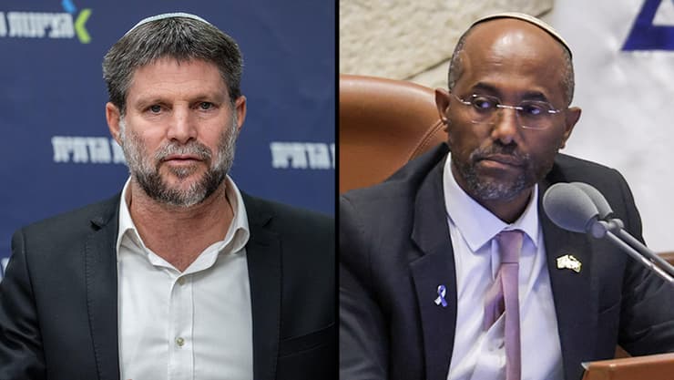 "בחר לפעול על דעת עצמו". סולומון וסמוטריץ' (צילום: דני שם טוב דוברות הכנסת, שלו שלום) משה סולומון בצלאל סמוטריץ'