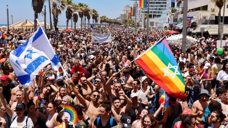 מצעד הגאווה בתל אביב (צילום: עיריית תל אביב-יפו) מצעד הגאווה בתל אביב