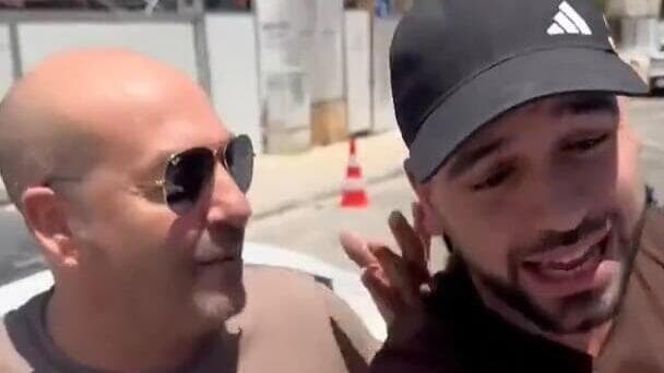 צילום: לפי סעיף 27א לחוק זכויות יוצרים תיעוד העימות בין מרדכי דוד לאייל ברקוביץ'