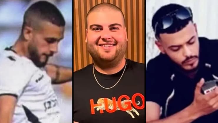 שלושה מארבעת ההרוגים (מימין): אלטורשאן, סאלח ועבוד שלושת הצעירים שנהרגו במהלך היום בתאונות דרכים
