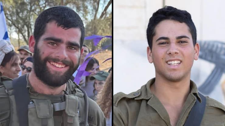 סמ"ר רותם סהר הדר (מימין) וסמל אהד יערי זכרם לברכה (צילום: דובר צה"ל) סמ"ר רותם סהר הדר (מימין) וסמל אהד יערי זכרם לברכה