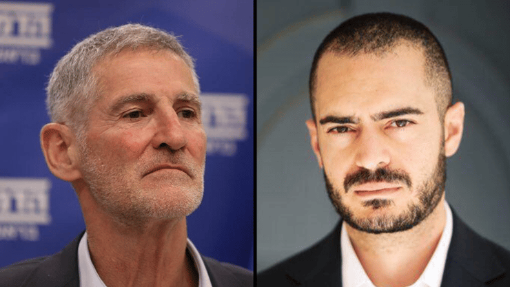 נרקיס וגולן (צילום: אלכס קולומויסקי ) נאור נרקיס יאיר גולן