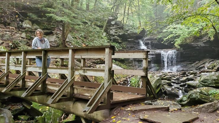 Ricketts Glen State Park (צילום: דרור גליקסמן) Ricketts Glen State Park