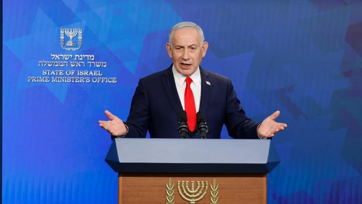 רה"מ בנימין נתניהו בהצהרה לתקשורת לאחר חתימת ההסכם בין ארה"ב לאיראן