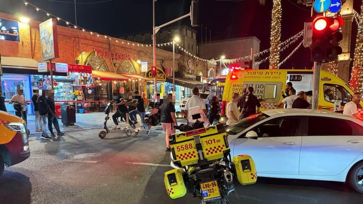 צילום: תיעוד מבצעי מד"א זירת הירי ביפו