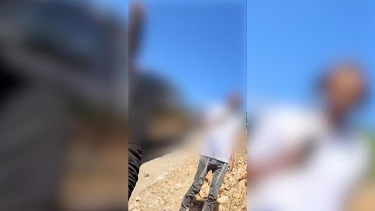 תיעוד: מילואימניקים שליוו משפחה פלסטינית לשטח פרטי בחלחול, ספגו אלימות קשה מצד פורעים יהודים