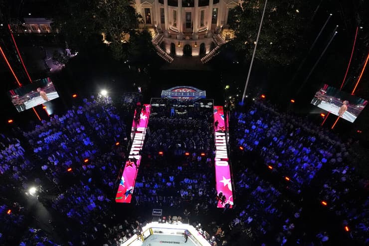 אירוע UFC ב הבית הלבן בהשתתפות נשיא ארה"ב טראמפ