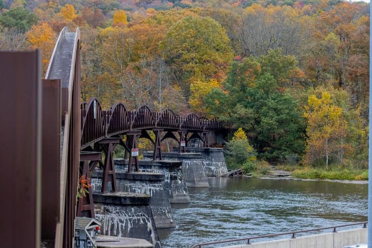 תוואי הרכבת (צילום: Ross.Imaging / shutterstock) Ohiopyle State Park