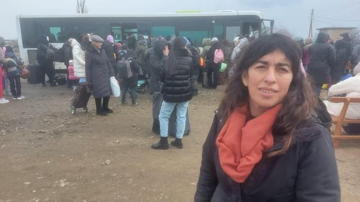 יולי חרומצ'נקו במרחב הבטוח באוקראינה (צילום: באדיבות ארגון Early Starters International) יולי חרומצ'נקו מארגון Early Starters International