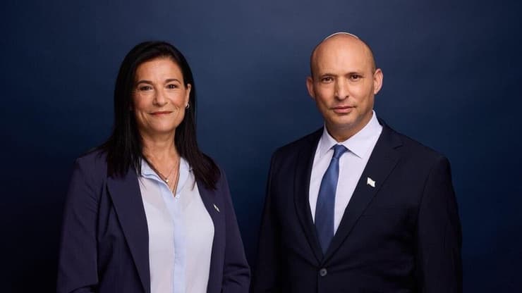 "מאמינה שבהובלתו נוכל לתקן". מיכל נגרי ונפתלי בנט (צילום: יהב טודלר) מיכל נגרי ונפתלי בנט