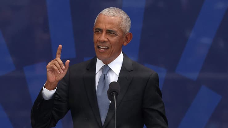 נשיא ארה"ב לשעבר ברק אובמה (צילום: SCOTT OLSON / GETTY IMAGES NORTH AMERICA / AFP) נשיא ארה"ב לשעבר ברק אובמה