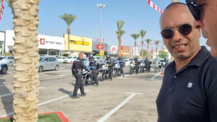 "אנחנו מגיעים ראשונים". מפקד הסיירת ליאור זוהר (צילום: אילנה קוריאל) סיירת הביטחון של באר שבע