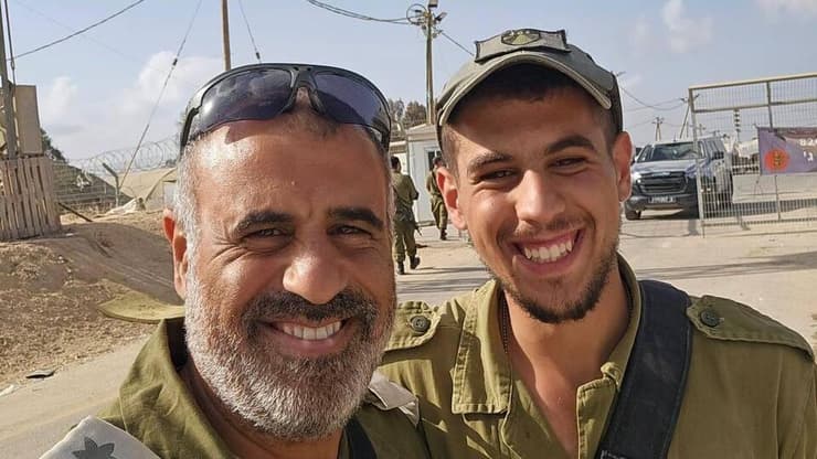 נוה ואביו (צילום: באדיבות המשפחה ) נוה חבשוש ז"ל