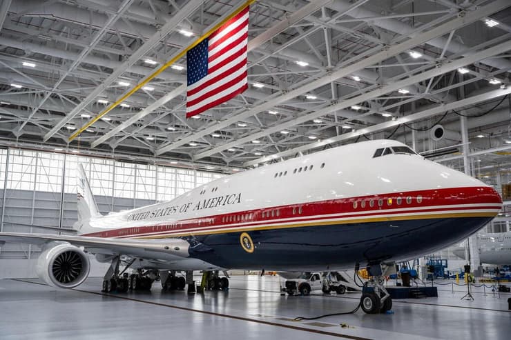 צילום: U.S. Air Force/Handout via REUTERS ה"אייר פורס 1" החדש מקטאר