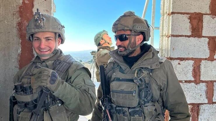 סא"ל דור בן שמחון (משמאל) (צילום: דובר צה"ל ) מפקד גדוד 52, סגן-אלוף דור גדליה בן שמחון ז״ל
