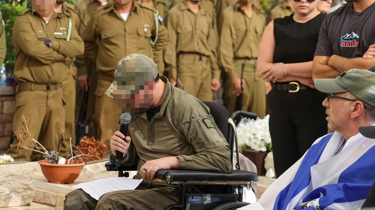 הלווייתו של סמ"ר ליאב כבביה ז"ל (צילום: עידו ארז) הלווייתו של סמ"ר ליאב כבביה ז"ל