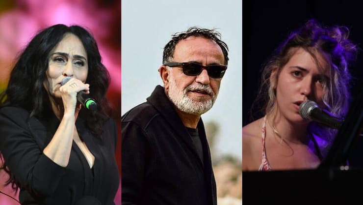 עלמה גוב, אהוד וריטה (צילום: טל שחר, מוטי קמחי ויאיר שגיא) עלמה גוב, אהוד וריטה