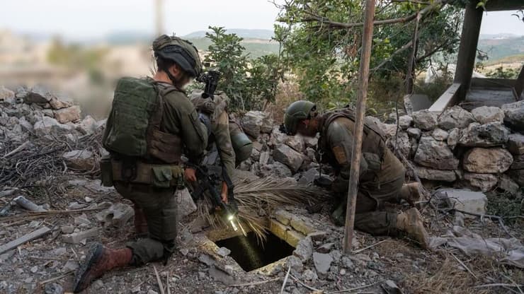 הפעולות כעת בלבנון - להגנה בלבד. כוחות צה"ל בדרום לבנון (צילום: דובר צה"ל) פעילות כוחות צוות הקרב החטיבתי 551 במרחב הכפר