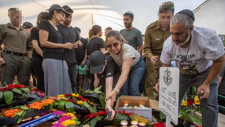 צילום: עידו ארז הלווייתו של סמ"ר ליאב כבביה ז"ל