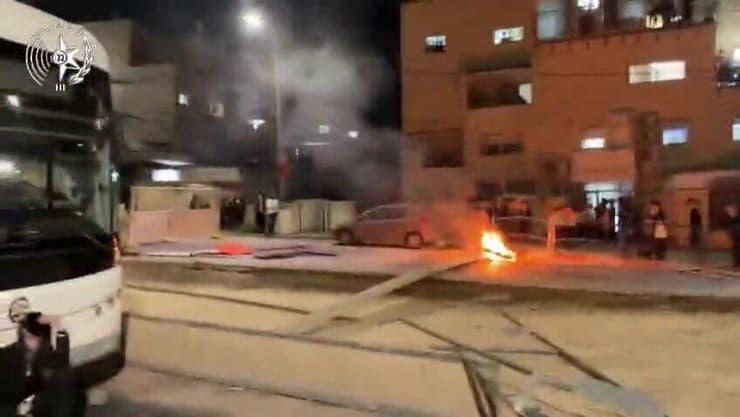 צילום: דוברות המשטרה התפרעות חרדים בבית שמש