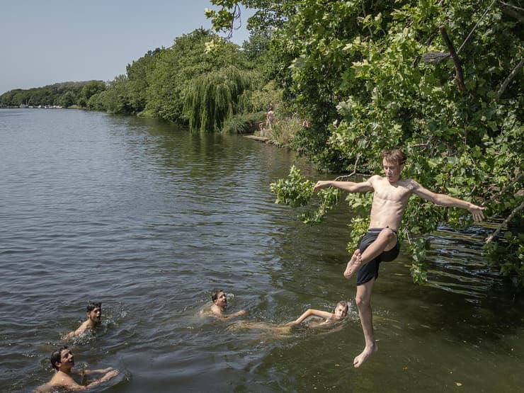 צילום: Dan Kitwood/Getty Images גל חום אירופה בריטניה לונדון