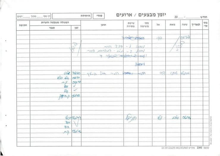 יומן מבצעים חטיפת גלעד שליט