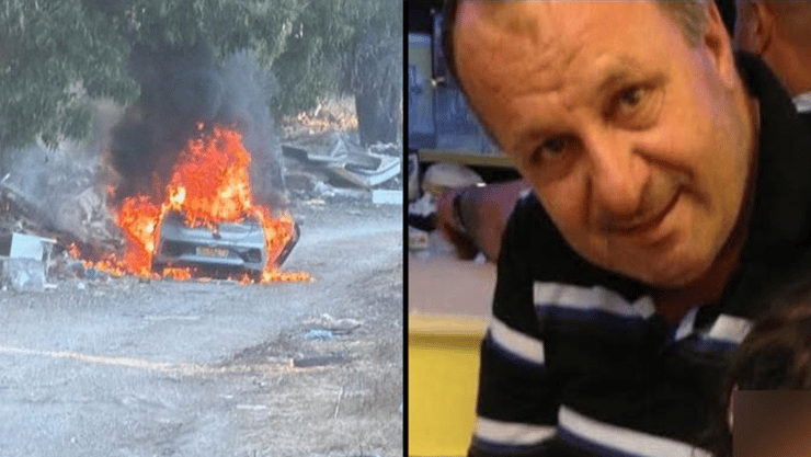 הנרצח רחיב אדריס, והרכב השרוף שאותר בסמוך רחיב אדריס