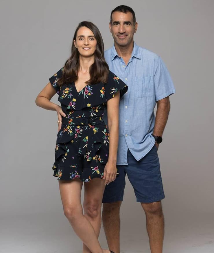 אורי בנאי וזוגתו אנה