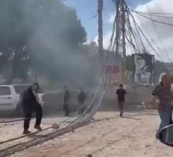 זירת התקיפה בדרום לבנון זירת התקיפה בדרום לבנון