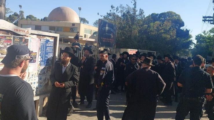 צילום: דוברות המשטרה המשטרה השתלטה על העימותים בערד