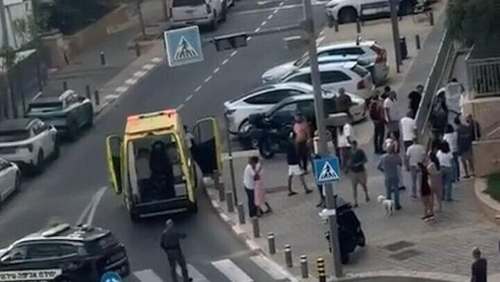 תיעוד הירי בצפון תל אביב