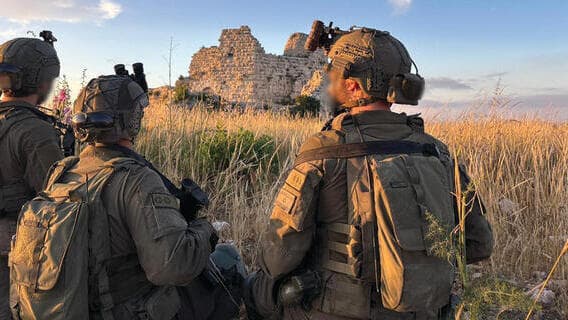 לוחמי צה"ל במבצר הבופור | צילומים: דובר צה"ל