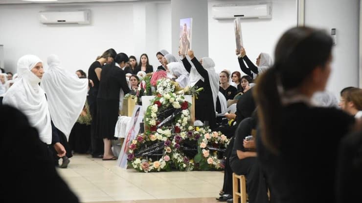 הלוויתו של רס"ר במיל' באסל סויד ז"ל בבית העם בפקיעין