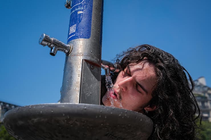 אירופה גל חום צרפת פריז