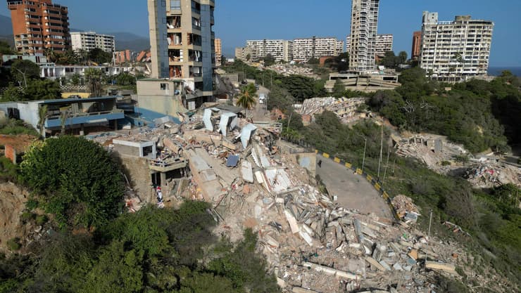 הרס בעיר קאטיה לה מאר שבמדינת המחוז לה גואיירה ונצואלה הרס רעידת אדמה