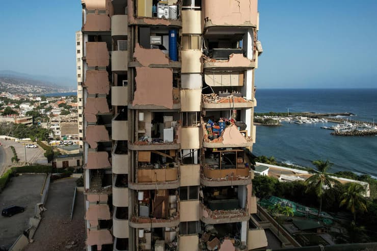 רעידת אדמה הרס לה גואיירה ונצואלה