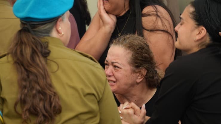 הלוויתו של דוד חזות בבית העלמין הצבאי אשקלון