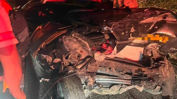 תאונת דרכים בכביש 4 סמוך למחלף עד הלום