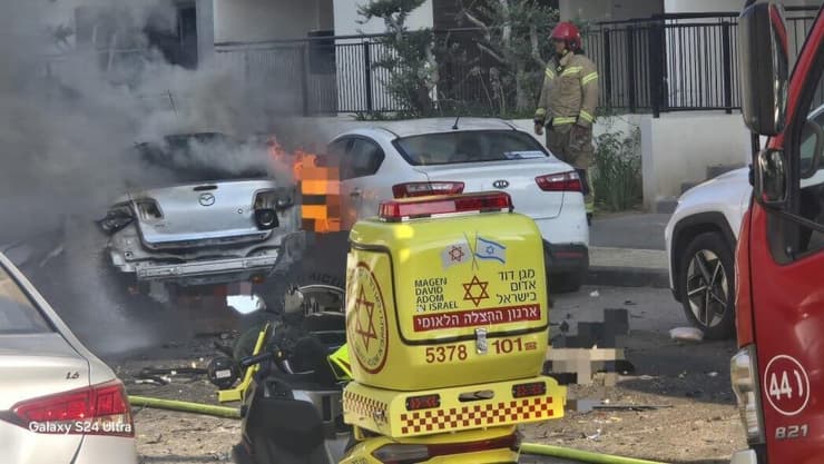 זירת הפיצוץ בת"א