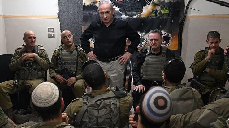 נתניהו בדרום לבנון. ארכיון (צילום: חיים צח/ לע״מ) נתניהו ברצועת הביטחון בלבנון