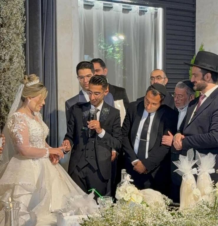 חתונה בשיראז (צילום: מתוך דף האינסטגרם של הרב יהודה גראמי) חתונה בשיראז