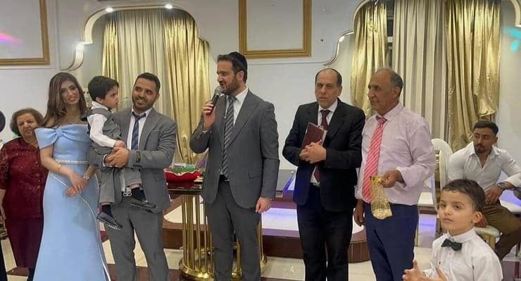 טקס פדיון הבן (צילום: מתוך דף האינסטגרם של הרב יהודה גראמי) טקס פדיון הבן