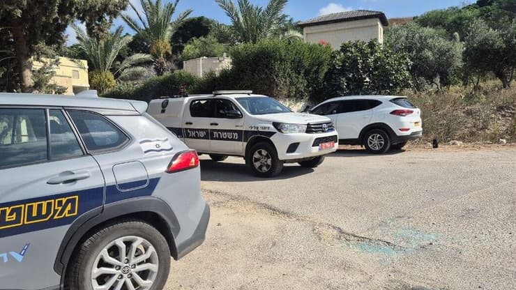 הזירה שבה נורה חג'יראת בחודש שעבר זירת הרצח בשפרעם