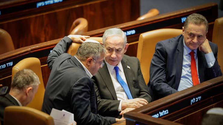 צילום: נועם מושקוביץ, דוברות הכנסת מליאת הכנסת - הצבעה לחוק יסוד לימוד תורה